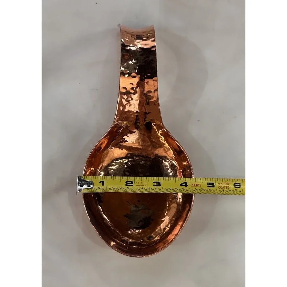 Thirstystone Large Hammered Penny Copper Spoon Rest